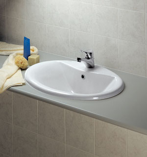 دياجونال حوض كونترتوب فتحه واحده IDEAL STANDARD