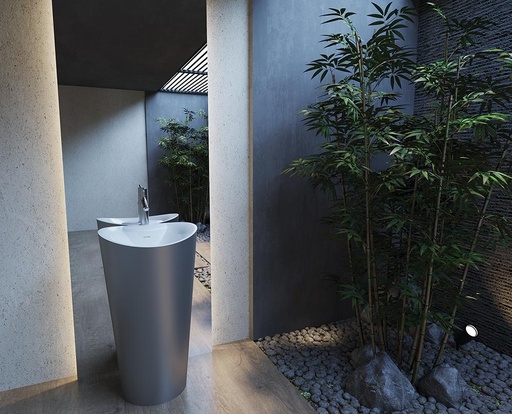 ONDA washbasin solid surface 50*48CM SANIPURE