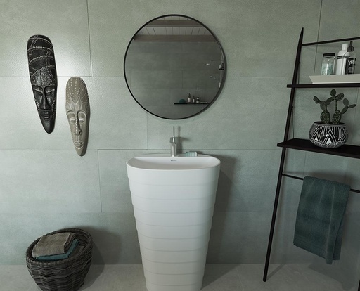 CONGO washbasin solid surface 60*40*90CM SANIPURE