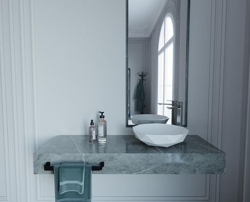 ROMBO washbasin solid surface 45CM SANIPURE