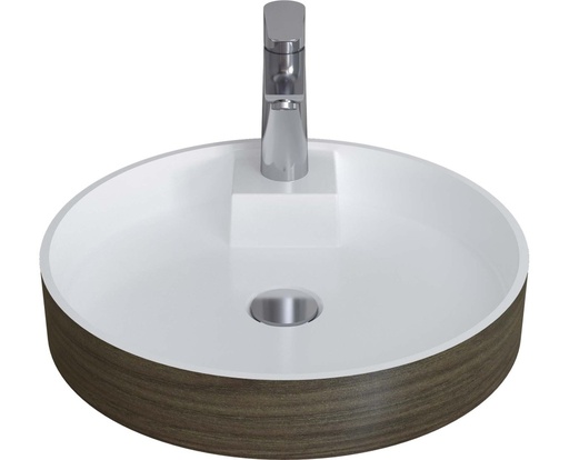 PLATO over-counter washbasin SOLID SURFACE 42CM SANIPURE